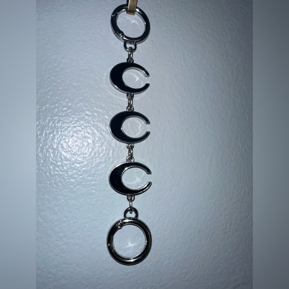 Other - Bag Extender Black and Silver Crescent Moon (BAG NOT INCLUDED)